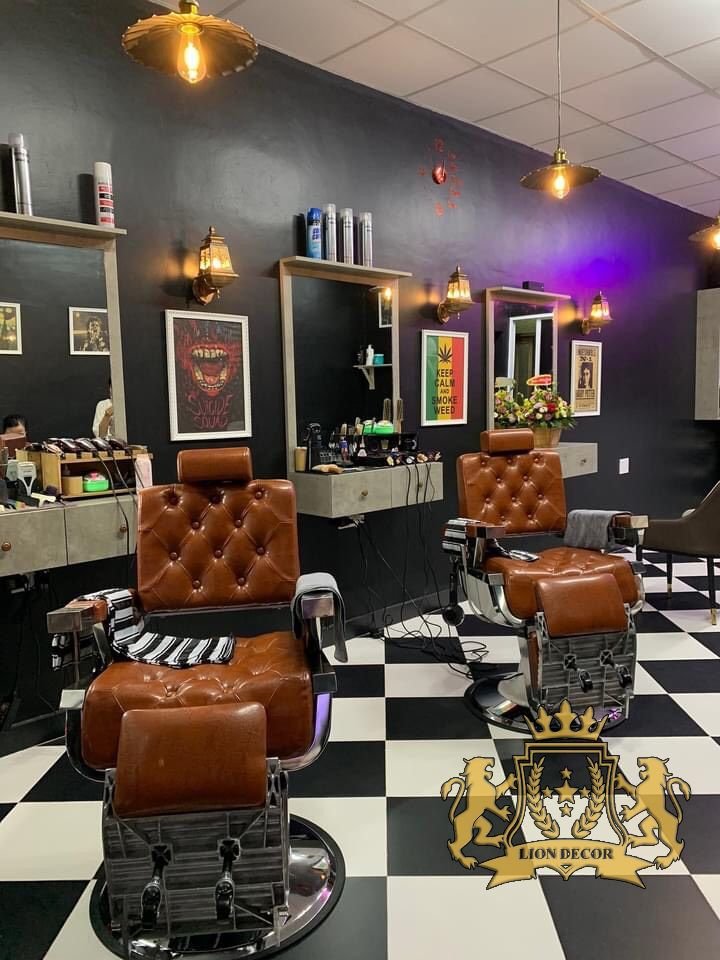 Lion Decor – Ghế Barber Cao Cấp | Ghế Cắt Tóc Nam – Nội Thất Barber Chuyên Nghiệp