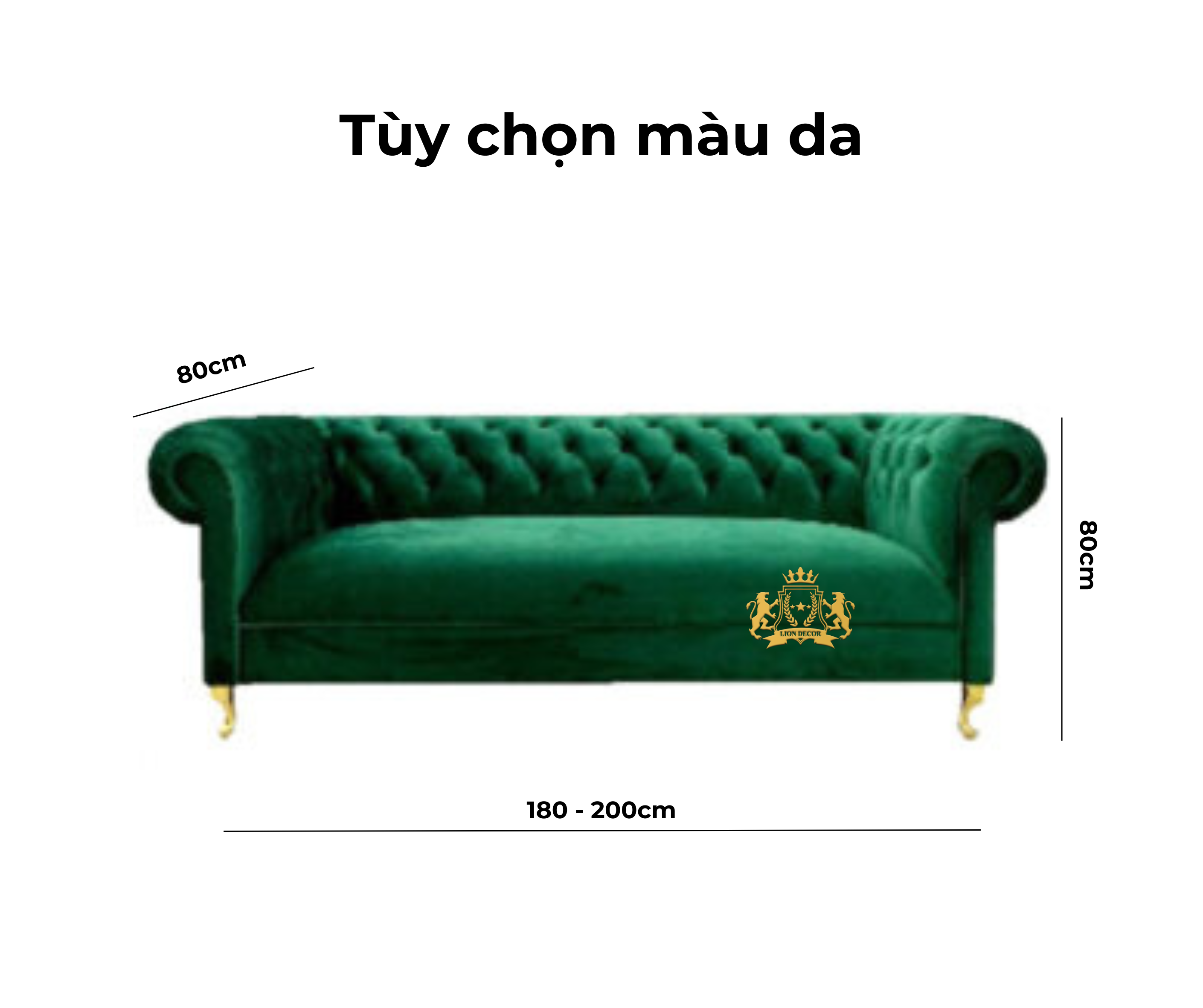 Kích thước ghế sofa barber Li7-10