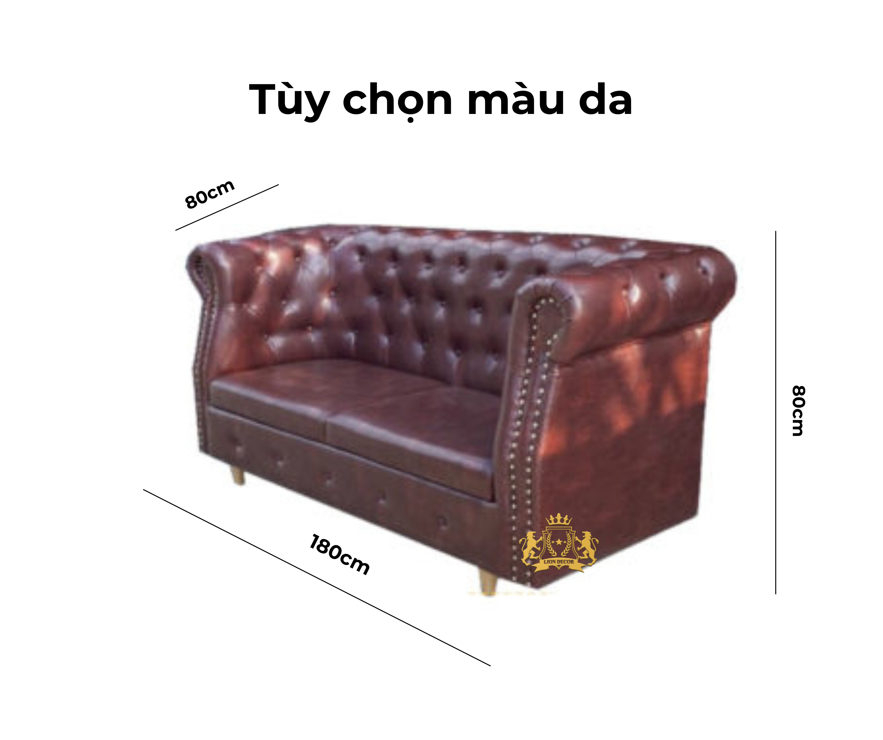 Kích thước ghế sofa barber Li7-15