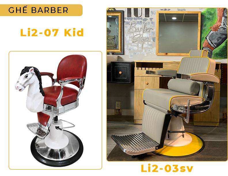 Lion Decor – Ghế Barber Cao Cấp | Ghế Cắt Tóc Nam – Nội Thất Barber Chuyên Nghiệp