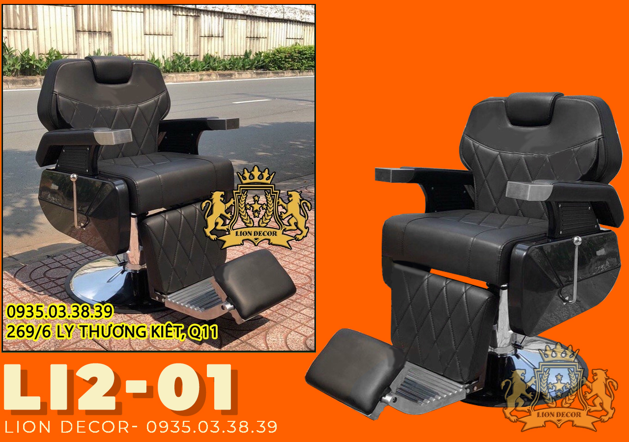 Lion Decor – Ghế Barber Cao Cấp | Ghế Cắt Tóc Nam – Nội Thất Barber Chuyên Nghiệp