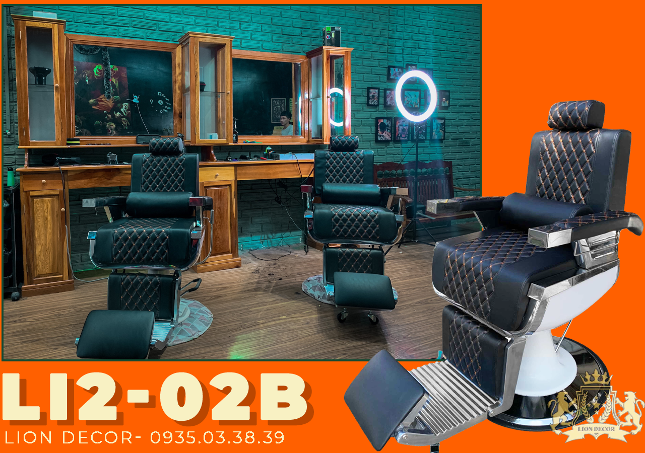 Review - Đánh giá chỉ chi tiết về ghế cắt tóc barber Alexander Li2-02b