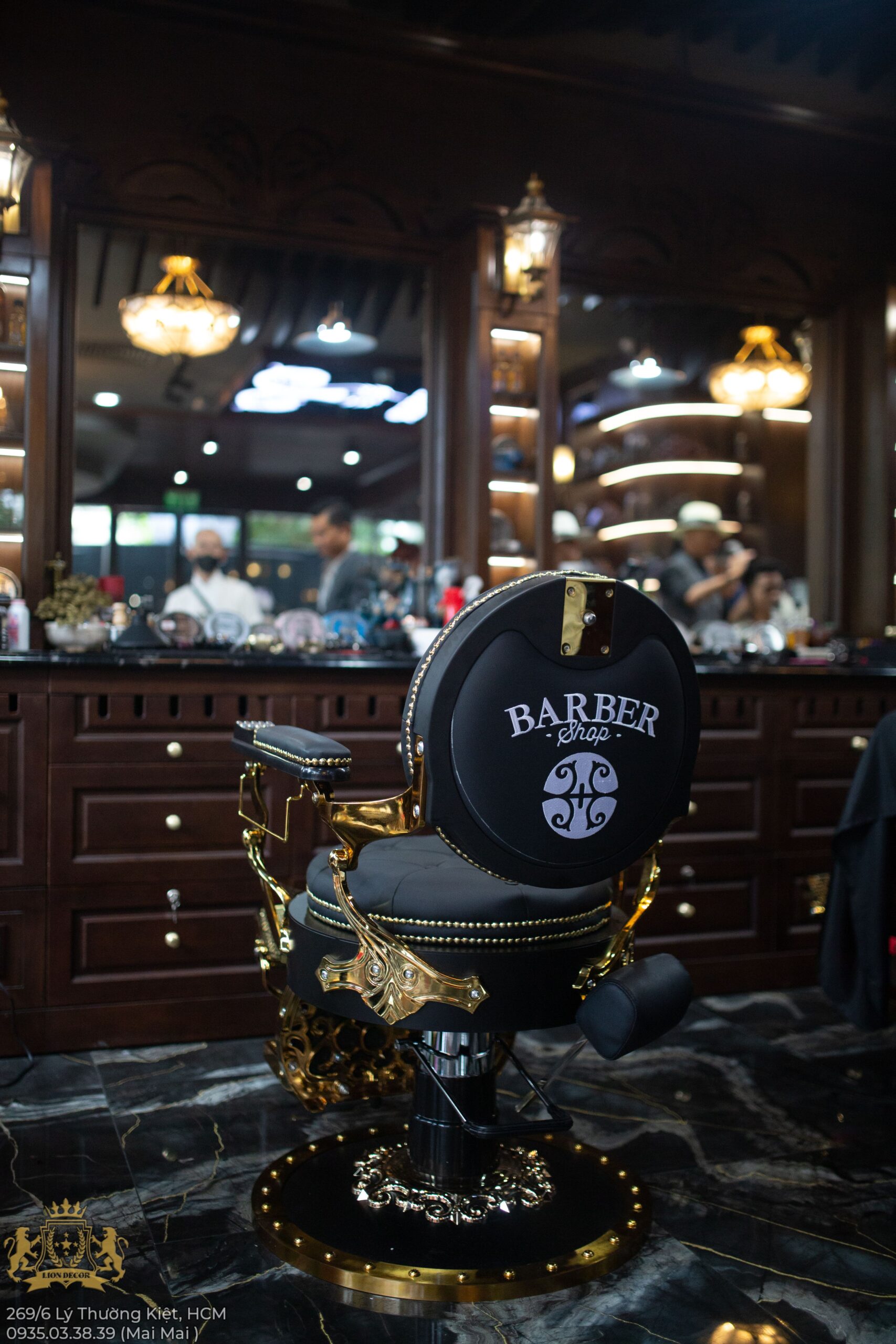 Lion Decor – Ghế Barber Cao Cấp | Ghế Cắt Tóc Nam – Nội Thất Barber Chuyên Nghiệp