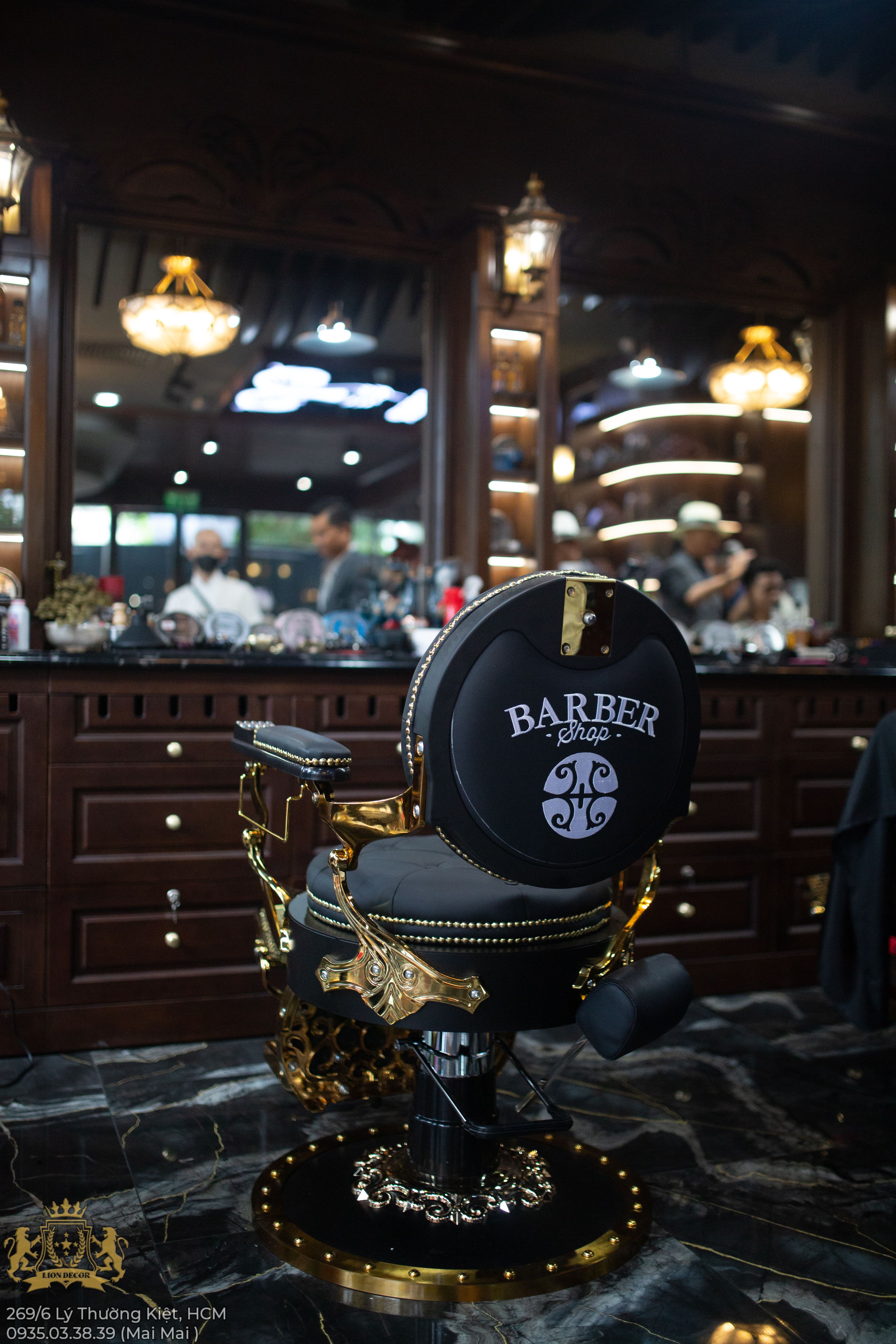Lion Decor – Ghế Barber Cao Cấp | Ghế Cắt Tóc Nam – Nội Thất Barber Chuyên Nghiệp