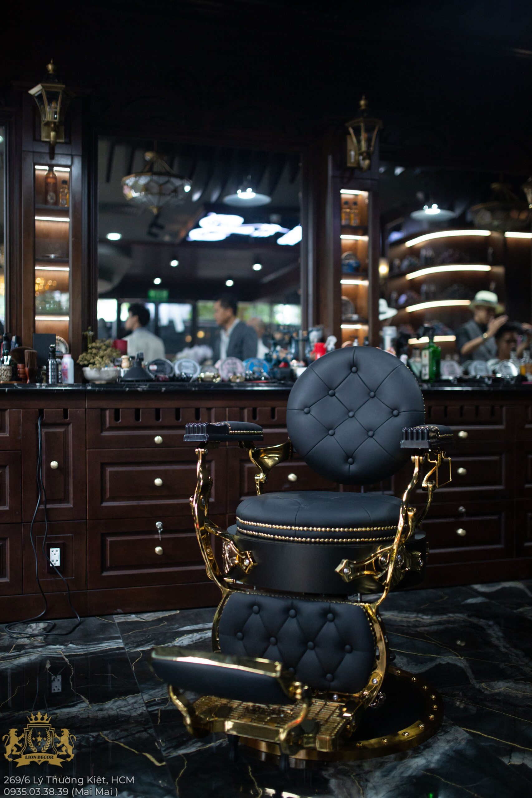 Lion Decor – Ghế Barber Cao Cấp | Ghế Cắt Tóc Nam – Nội Thất Barber Chuyên Nghiệp