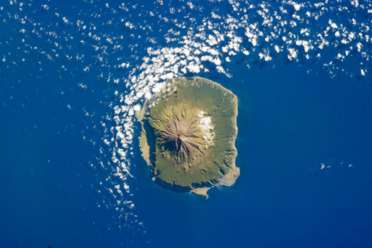 Tristan da Cunha from ISS
