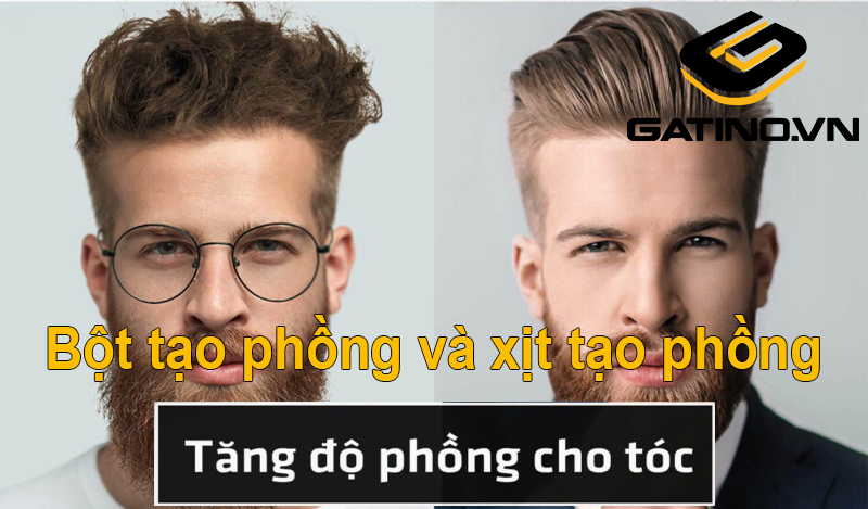 So sánh bột tạo phồng và xịt tạo phồng tóc