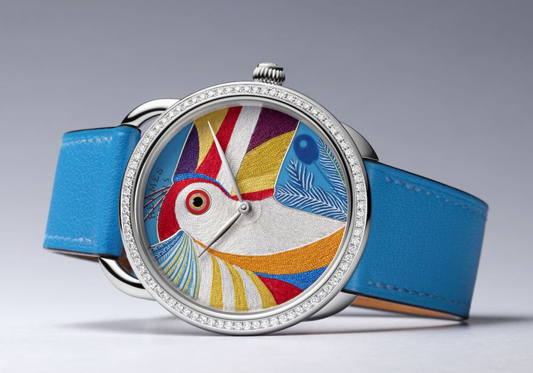 Đồng hồ Hermès Arceau Toucan de Paradis: tác phẩm nghệ thuật thu nhỏ