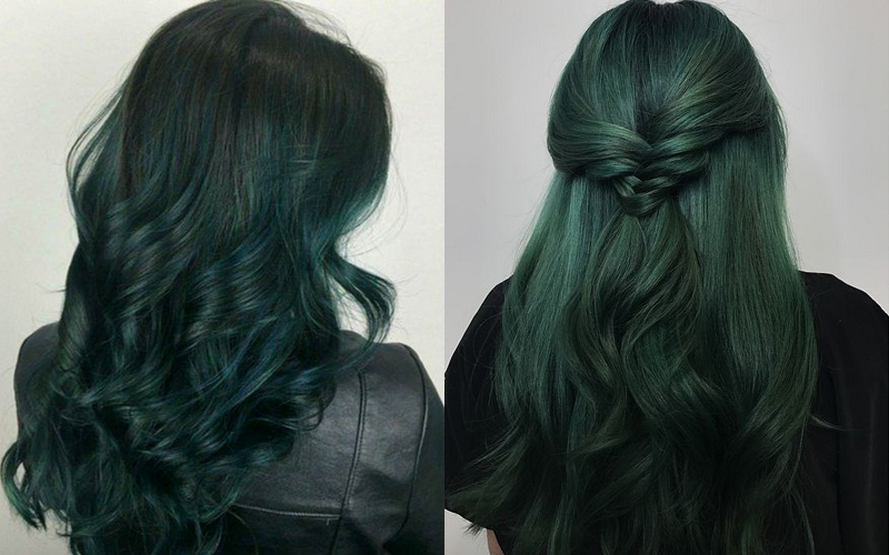 Top 15 kiểu tóc màu xanh rêu?đẹp 2023, bạn nhất định phải thử!(•̀ᴗ•́)و