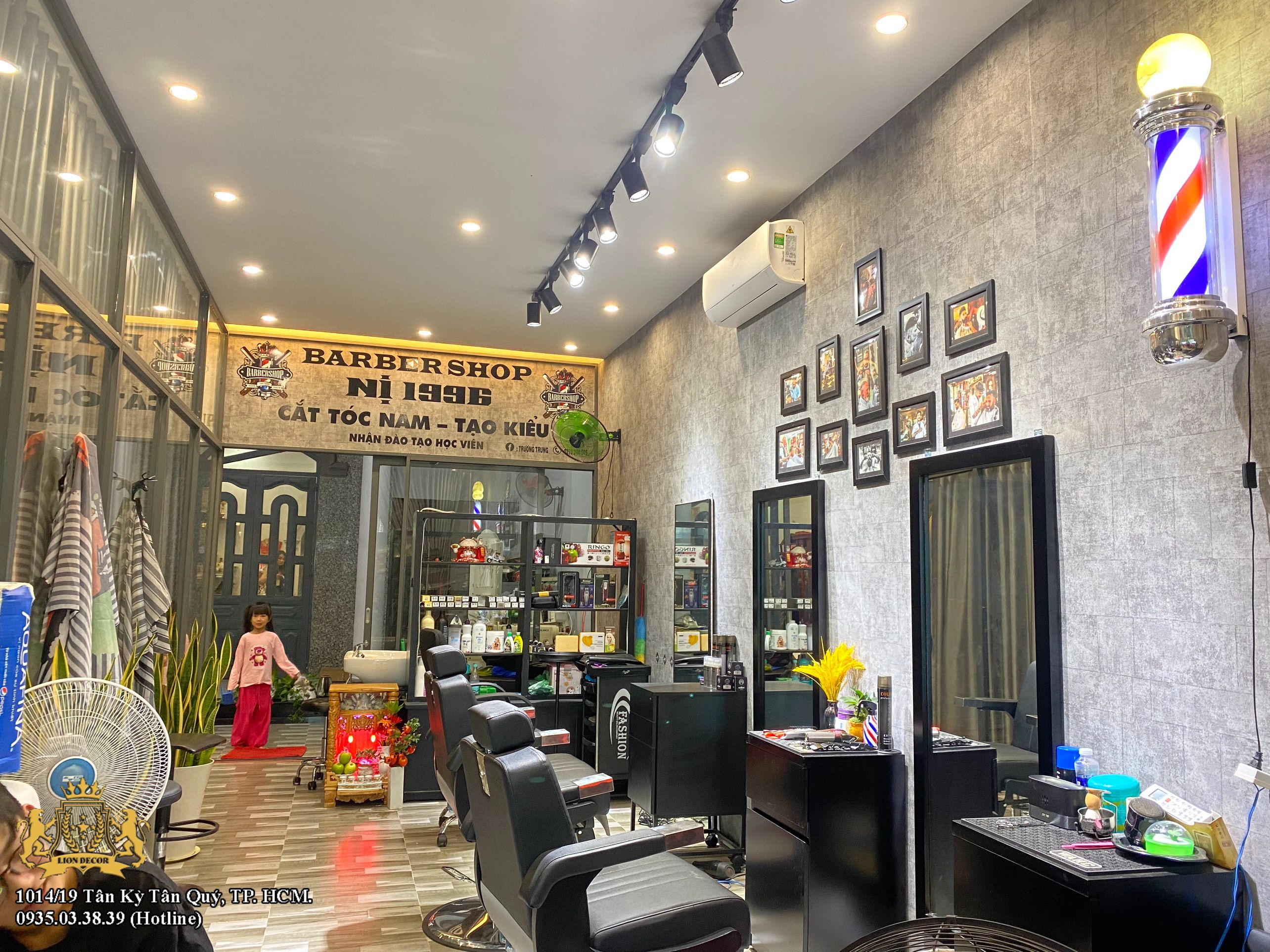 Lion Decor – Ghế Barber Cao Cấp | Ghế Cắt Tóc Nam – Nội Thất Barber Chuyên Nghiệp