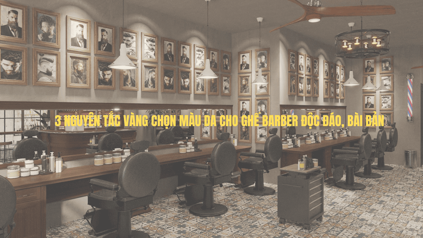 Lion Decor – Ghế Barber Cao Cấp | Ghế Cắt Tóc Nam – Nội Thất Barber Chuyên Nghiệp