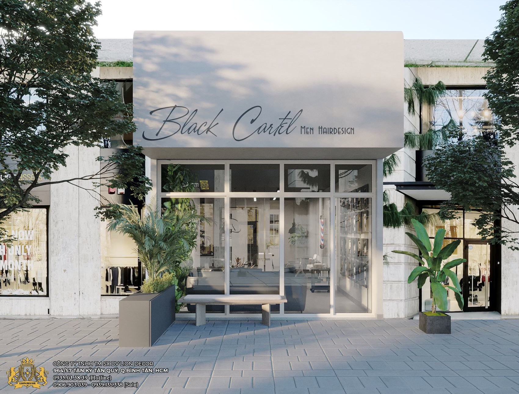 Lion Decor – Ghế Barber Cao Cấp | Ghế Cắt Tóc Nam – Nội Thất Barber Chuyên Nghiệp