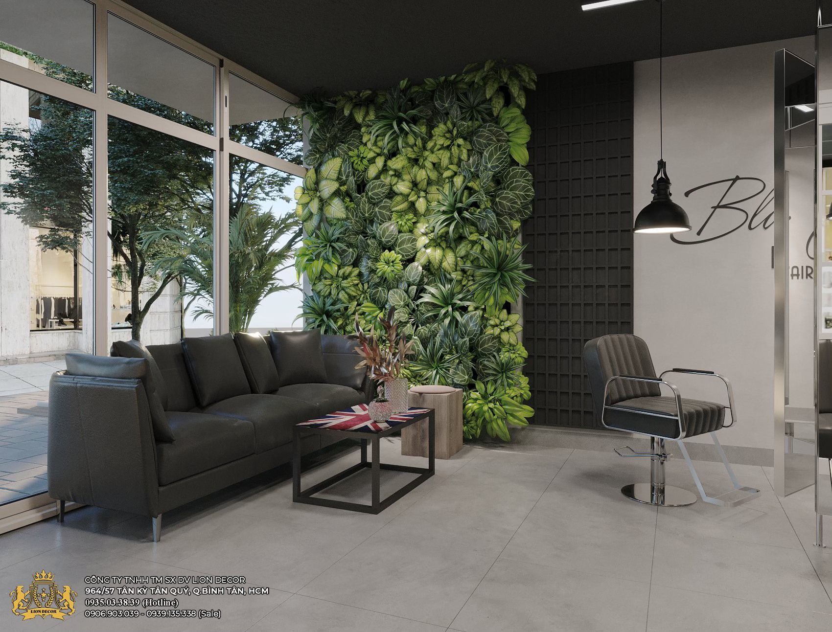 Lion Decor – Ghế Barber Cao Cấp | Ghế Cắt Tóc Nam – Nội Thất Barber Chuyên Nghiệp