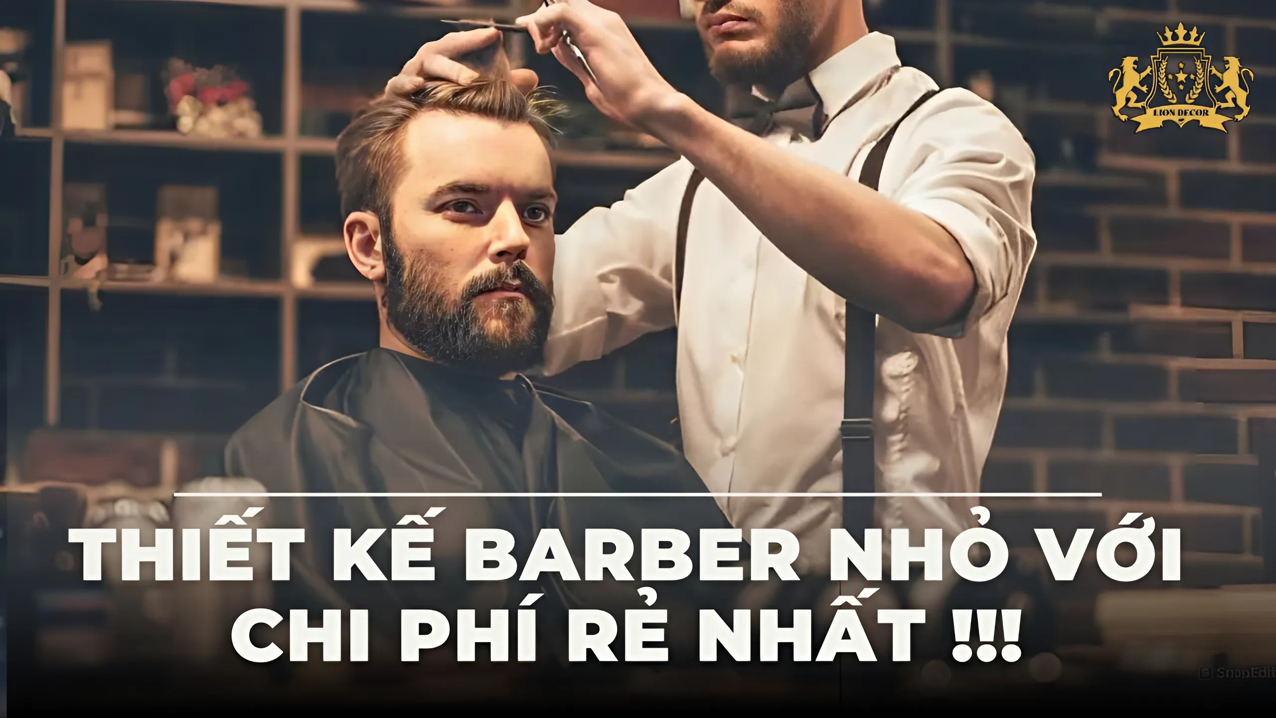 Lion Decor – Ghế Barber Cao Cấp | Ghế Cắt Tóc Nam – Nội Thất Barber Chuyên Nghiệp