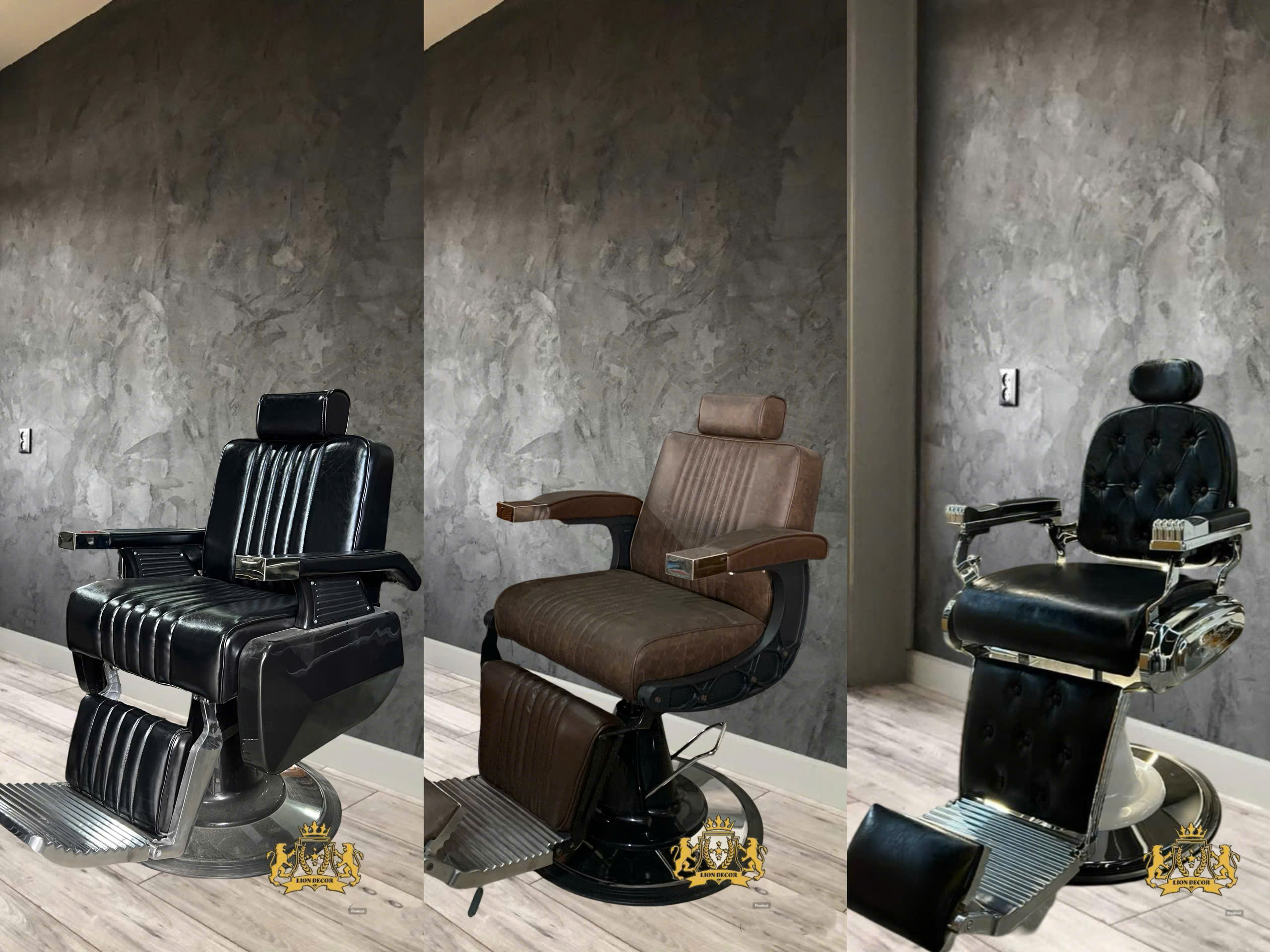 Lion Decor – Ghế Barber Cao Cấp | Ghế Cắt Tóc Nam – Nội Thất Barber Chuyên Nghiệp