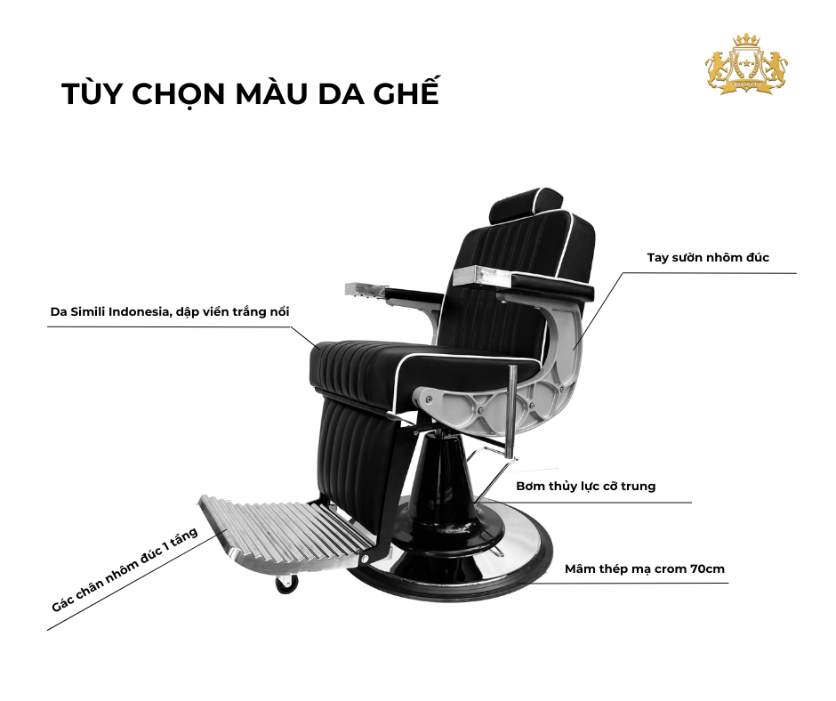 Mô tả ghế barber Li2-03d2