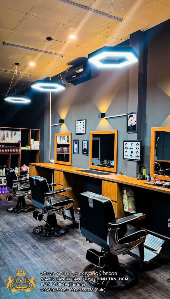 Lion Decor – Ghế Barber Cao Cấp | Ghế Cắt Tóc Nam – Nội Thất Barber Chuyên Nghiệp