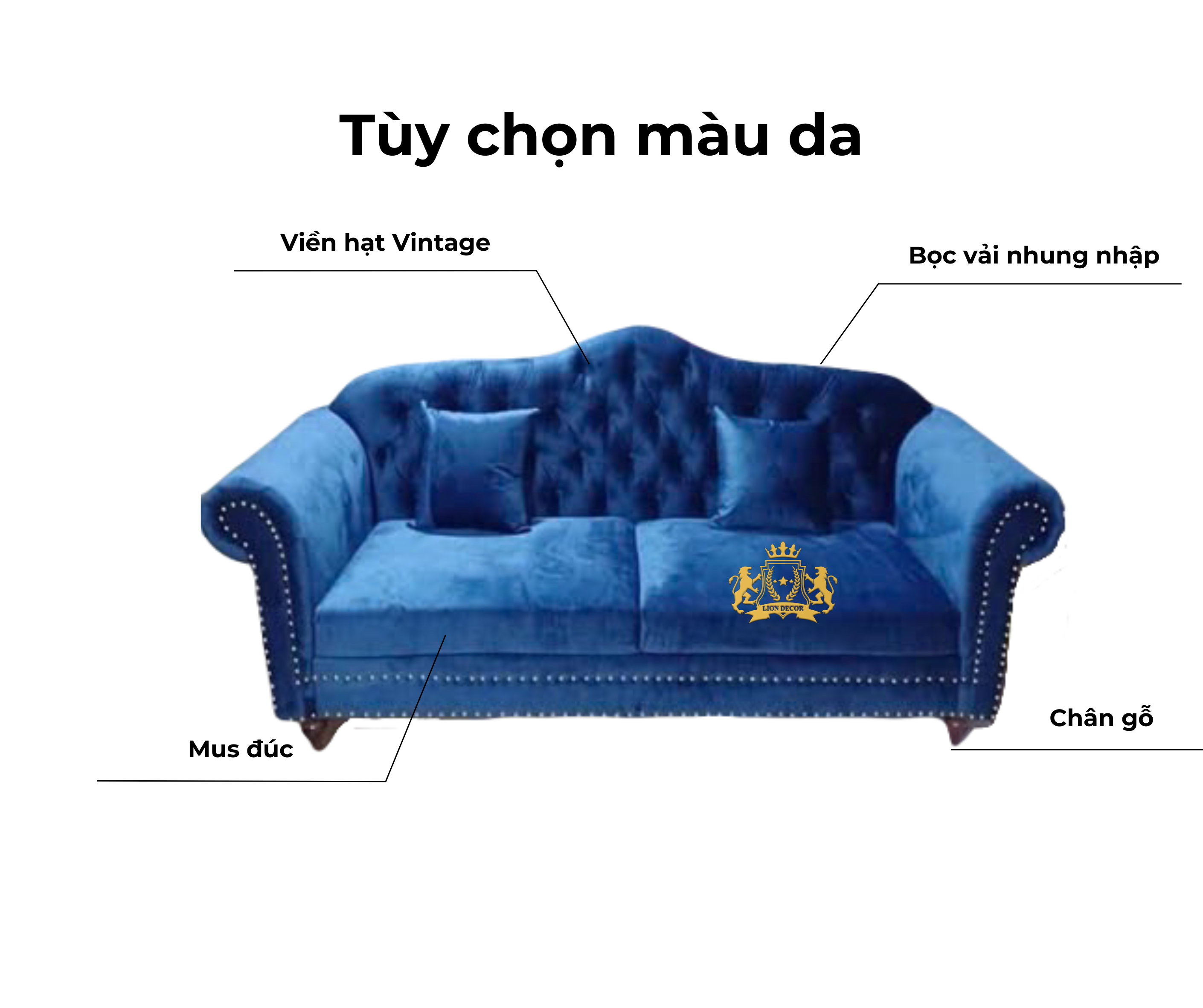 Mô tả ghế sofa barber Li7-21