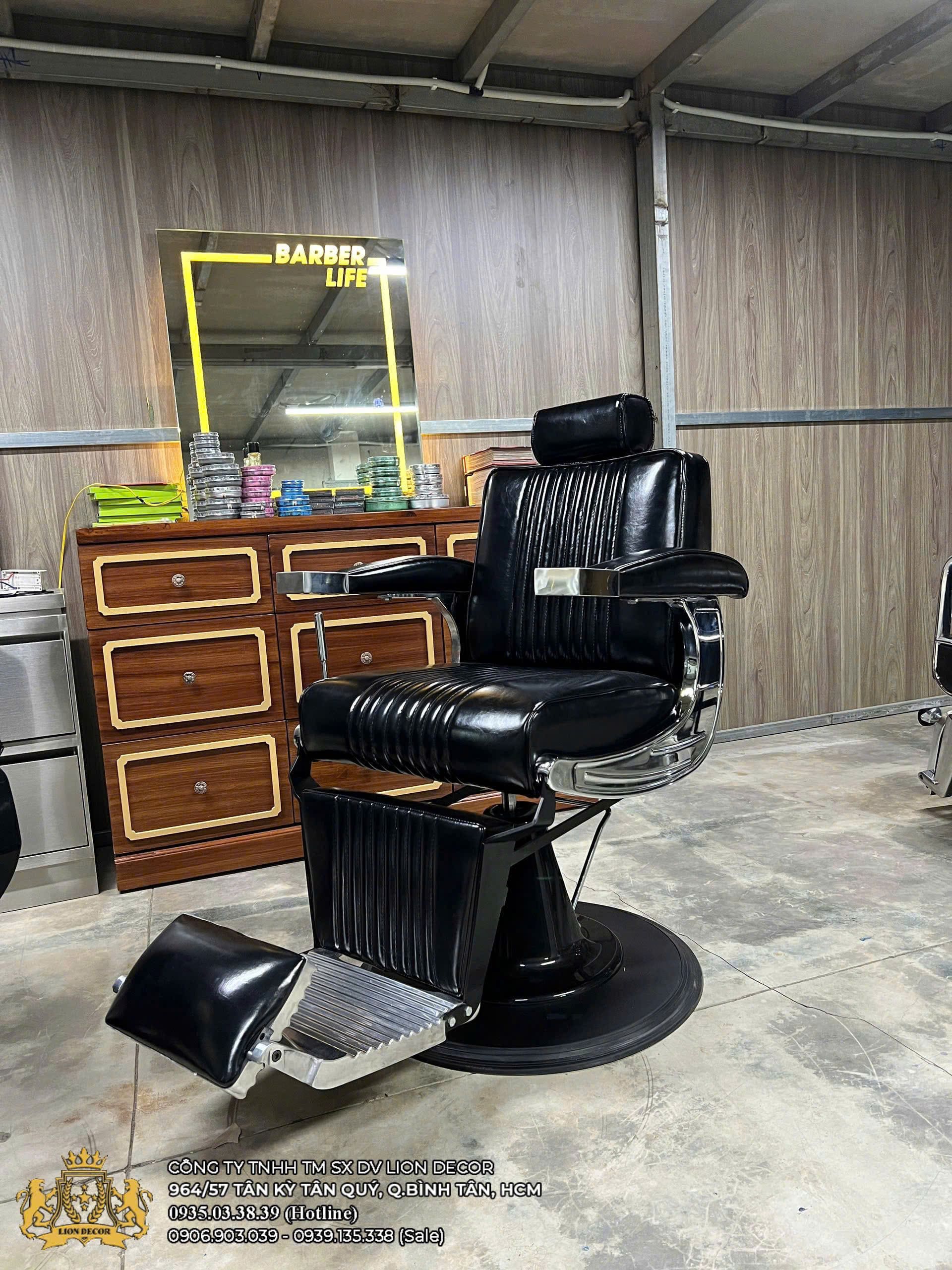 Lion Decor – Ghế Barber Cao Cấp | Ghế Cắt Tóc Nam – Nội Thất Barber Chuyên Nghiệp