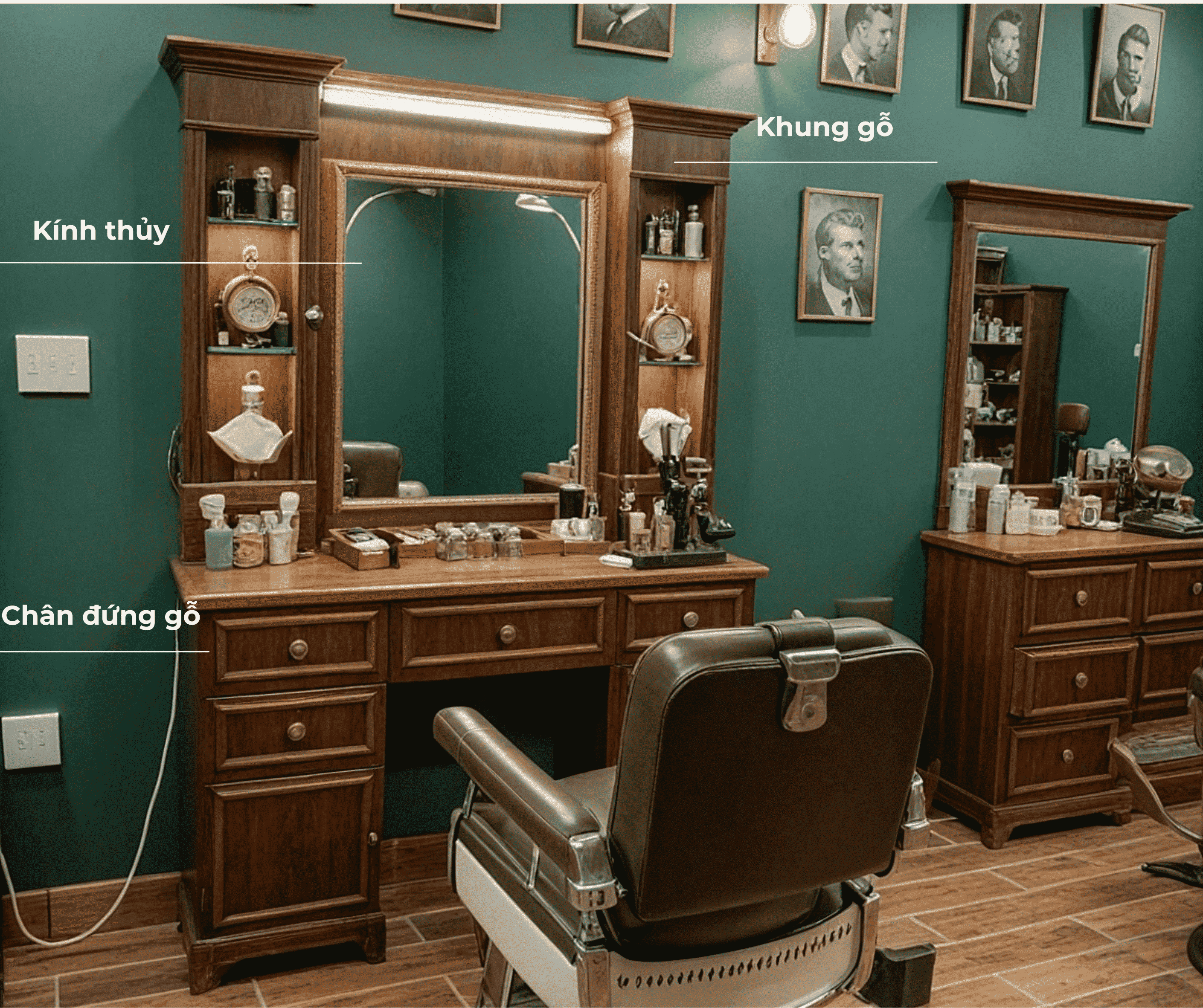 Mô tả gương barber GB-09