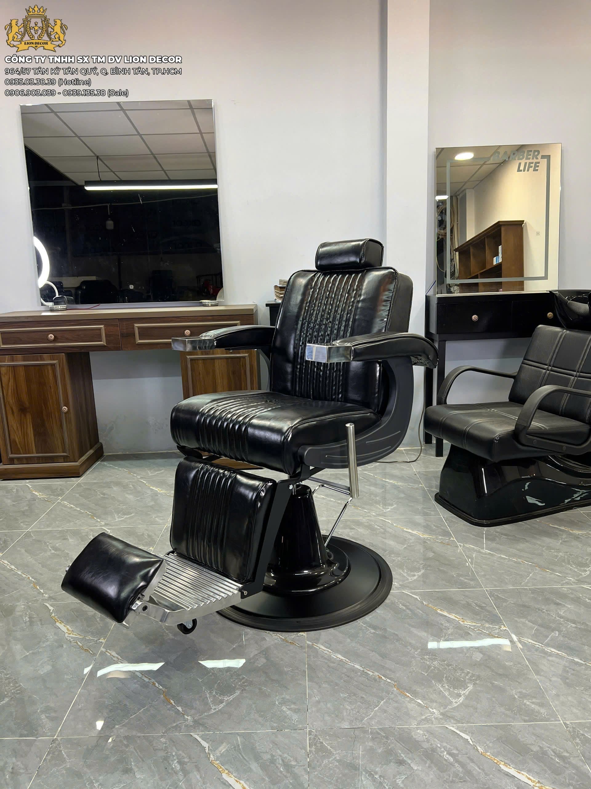 Ghế cắt tóc nam nữ giá tốt Lion Decor ghe-cat-toc-nam