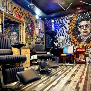 Alternative view of Ghế cắt tóc nữ Li1-02