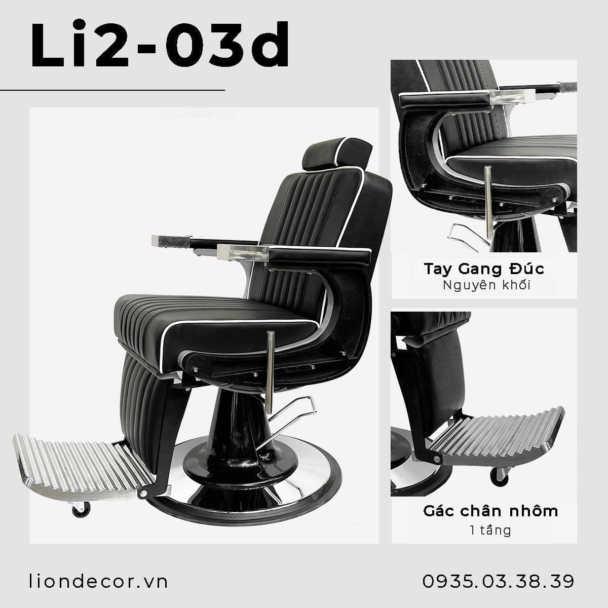 Ghế cắt tóc nam nữ giá tốt Lion Decor ghe-cat-toc-nam