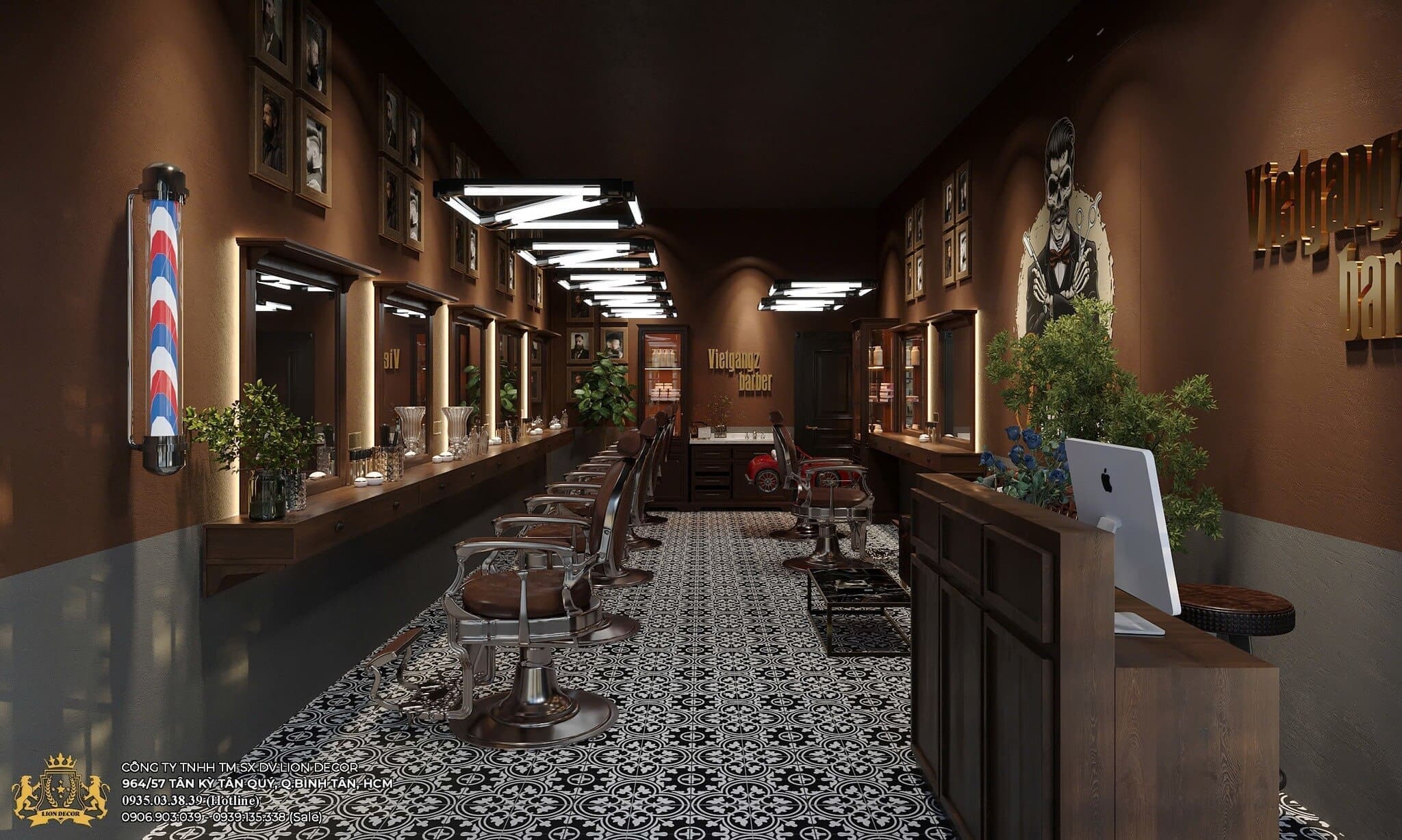 Ghế Barber Chuyên Nghiệp