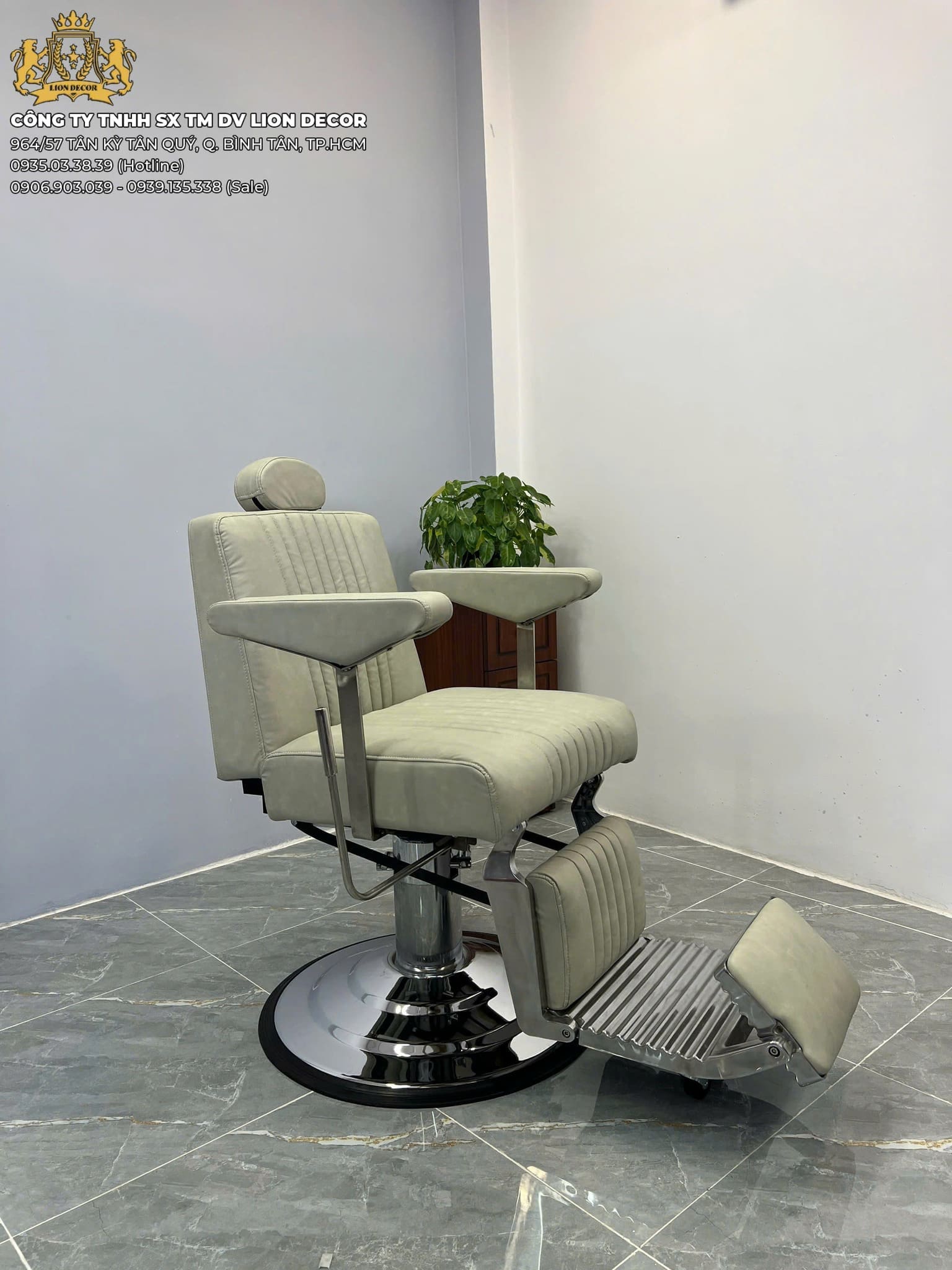 Ghế cắt tóc nam nữ giá tốt Lion Decor ghe-cat-toc-nam