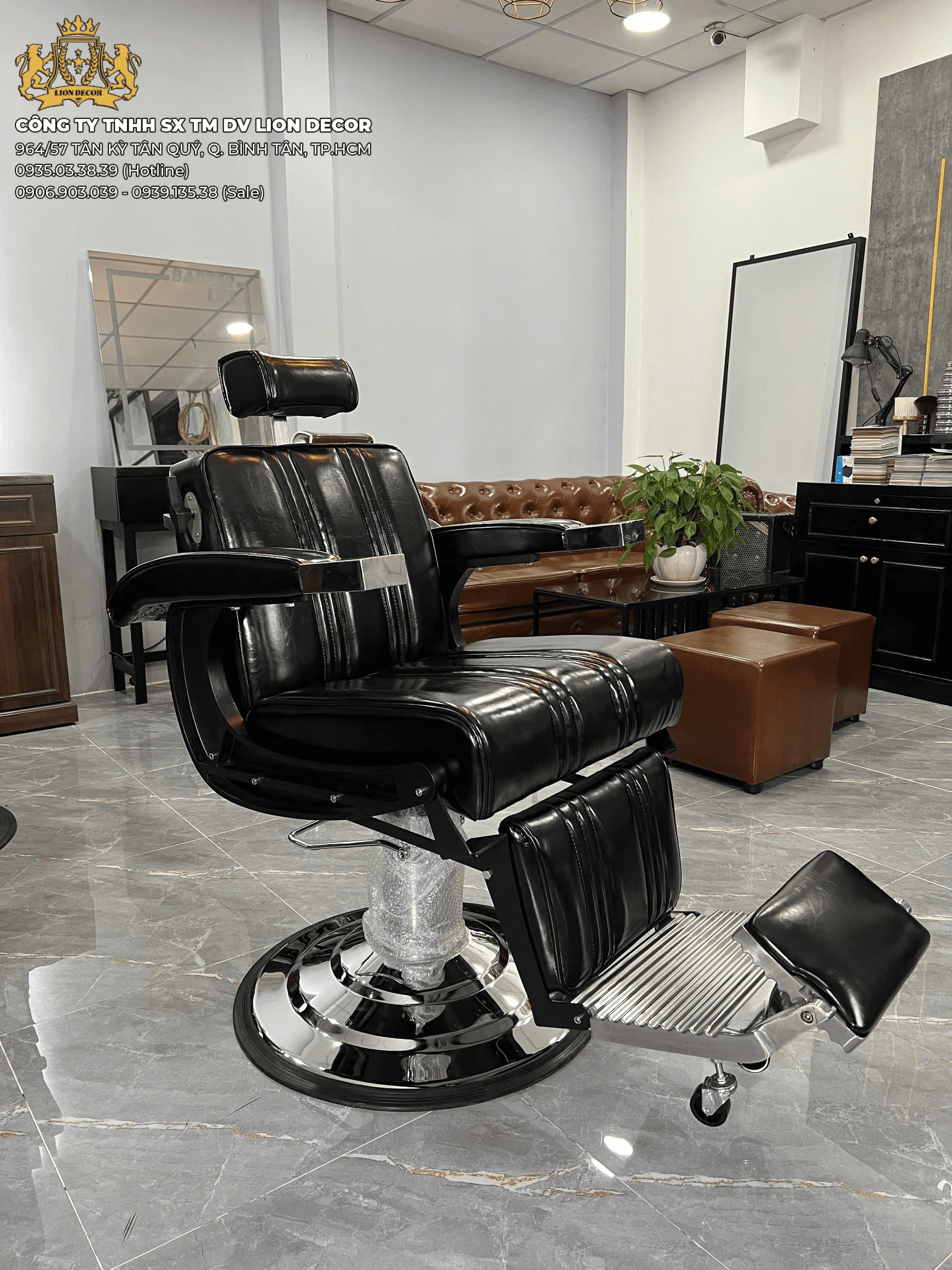 Ghế cắt tóc nam nữ giá tốt Lion Decor ghe-cat-toc-nam