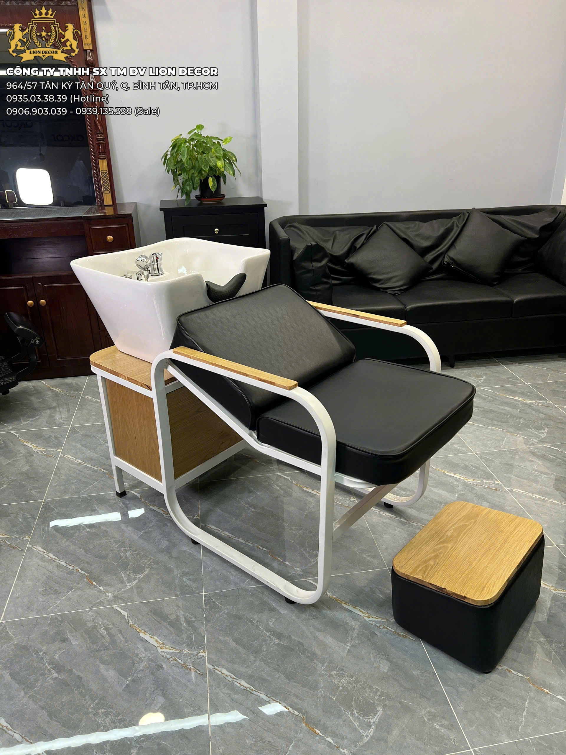 Setup Tiệm Barber Chỉ Với 20 Triệu – Bí Quyết Khởi Nghiệp Tiết Kiệm 2025 4 giường gội giá rẻ