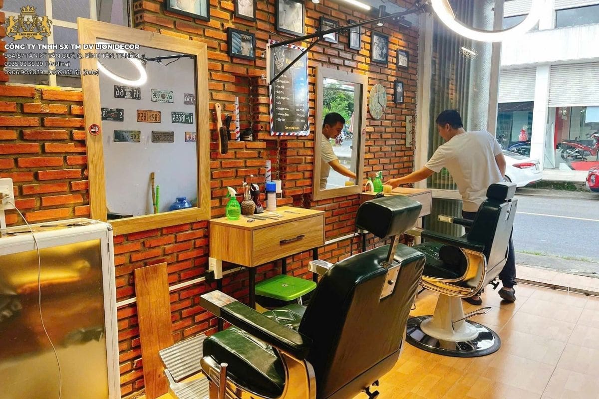 Đặc điểm decor tiệm tóc Lâm Đồng phù hợp không gian địa phương