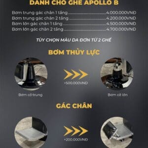 ghe cat toc apollo b