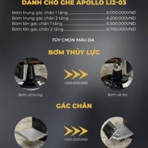 Ghế Barber Apollo li2_03 7 ghe cat toc apollo li2 03