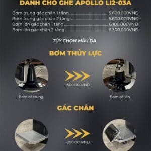 Ghế Barber Apollo LI2_03A 7 ghe cat toc apollo li2 03a