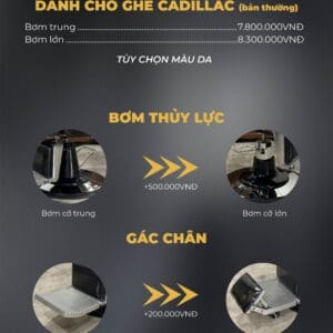 ghe cat toc cadillac ban thuong