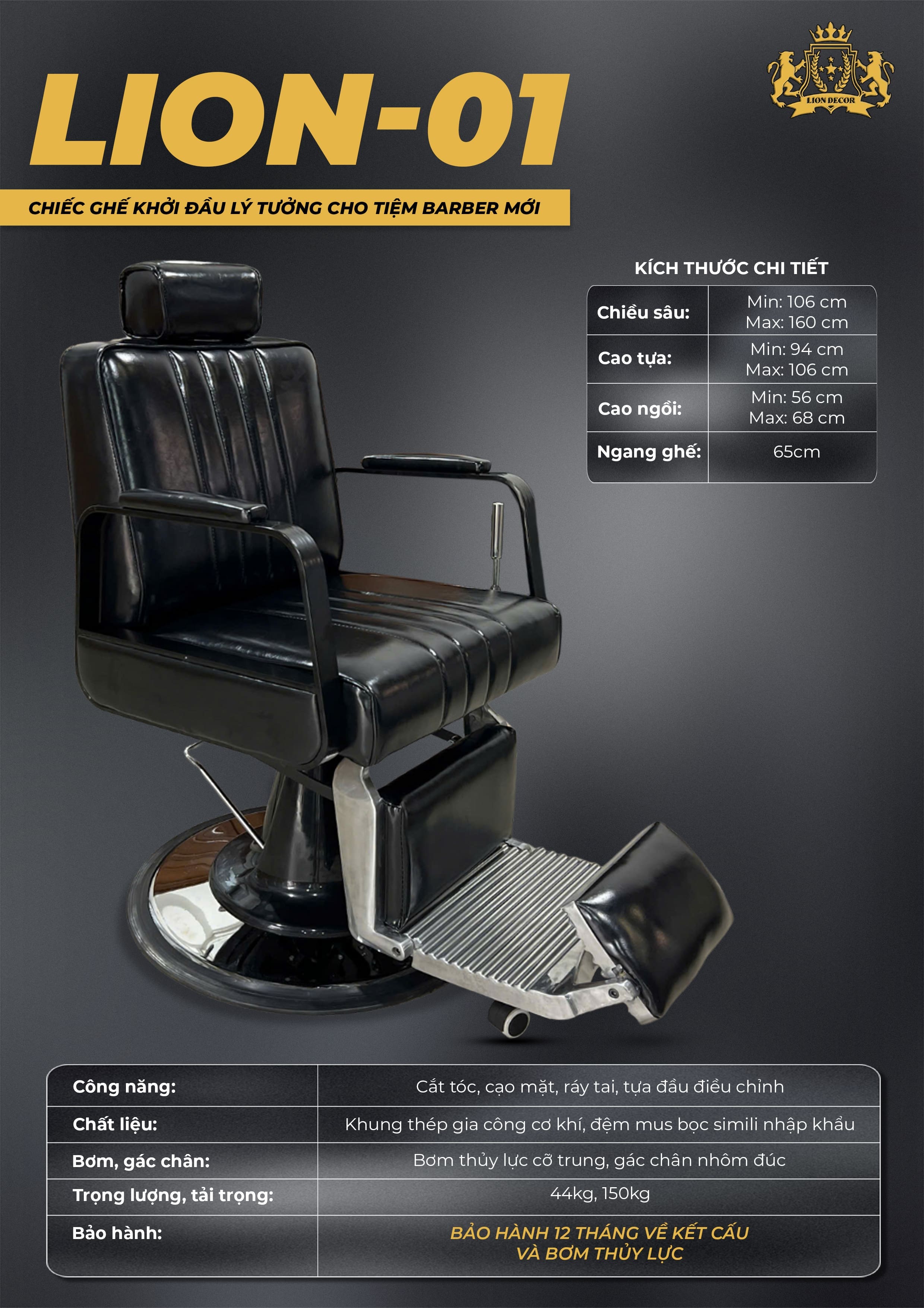 Ghế Barber Lion-01 2 ghe-cat-toc-Lion-01