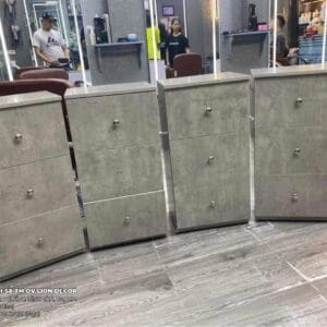 Tủ Cạnh Gương Barber Nhiều Ngăn Kéo – Thiết Kế Theo Yêu Cầu