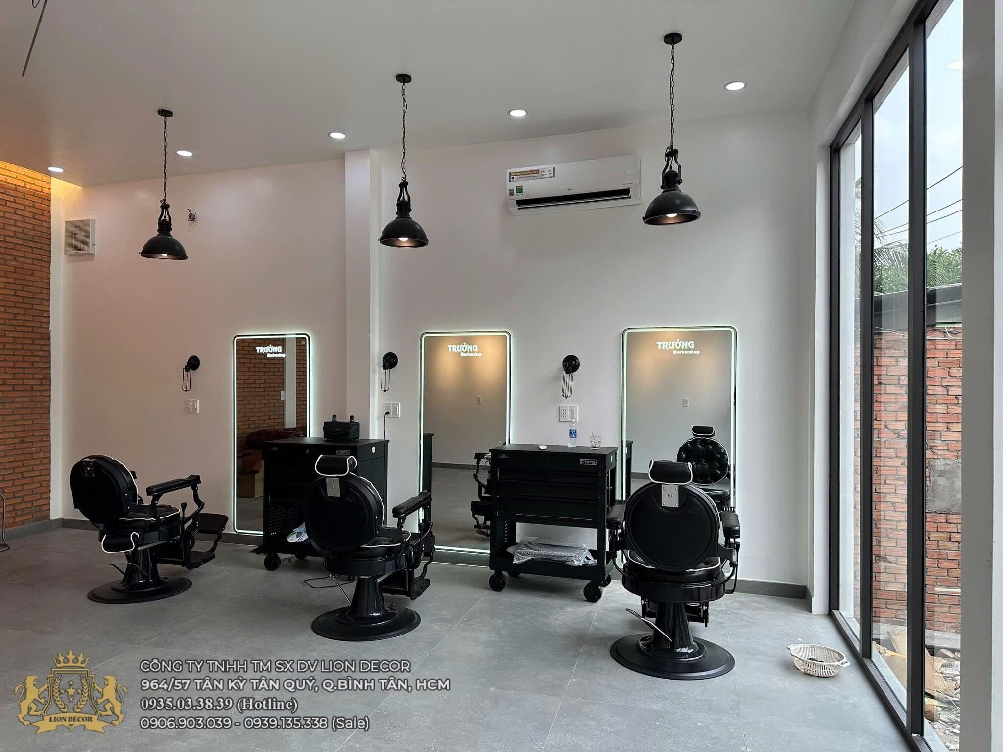 Thiết kế tiệm barber theo tone cá tính