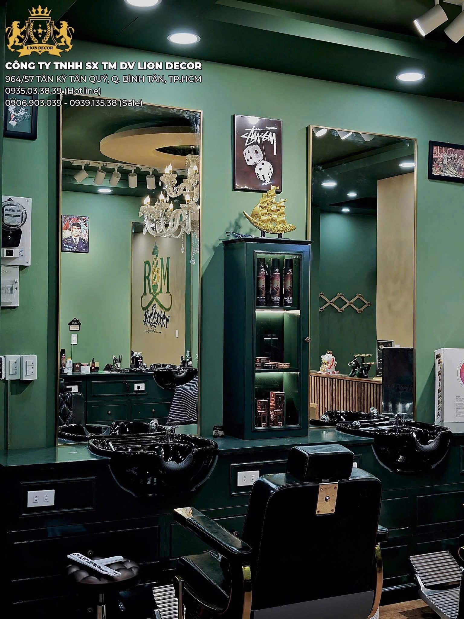Thiết kế barber shop theo phong cách hiện đại