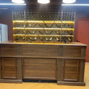 Alternative view of Quầy Thu Ngân Cổ Điển Gỗ Cao Cấp – Thiết Kế Theo Yêu Cầu