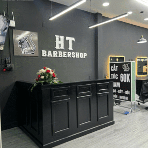 Quầy Thu Ngân Cổ Điển Màu Đen – Thiết Kế Theo Yêu Cầu