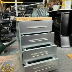 Tủ Cạnh Gương Barber Ngăn Kéo Hiện Đại – Thiết Kế Theo Yêu Cầu