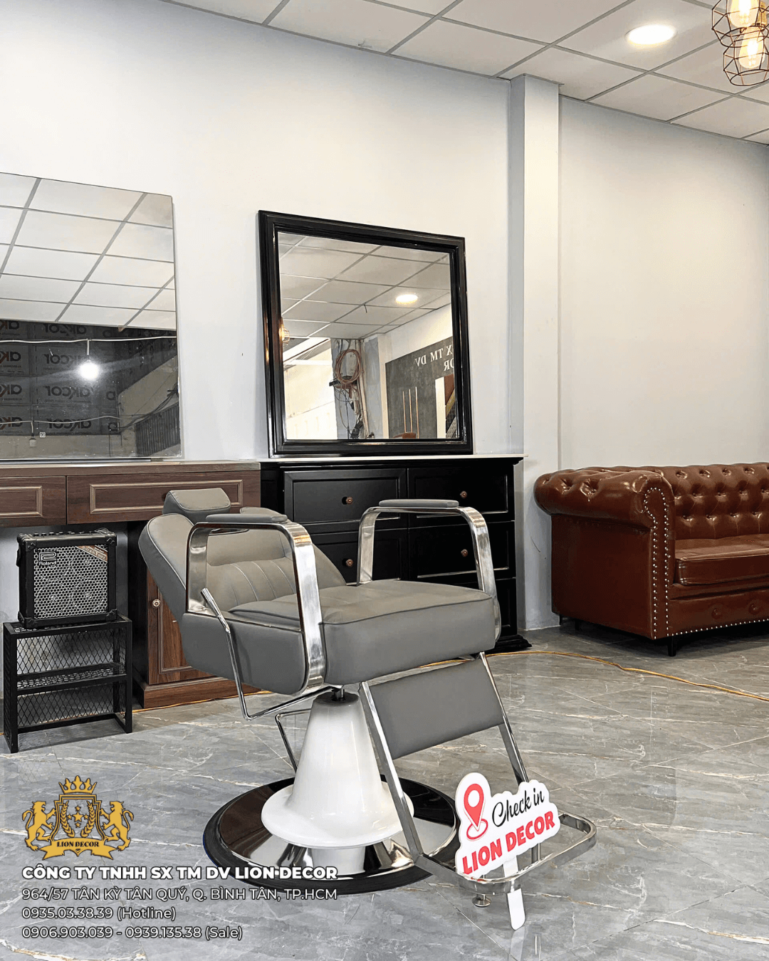 Ghế cắt tóc Lion BSC-01 3 Ghế cắt tóc Lion BSC-01 - Ảnh 3