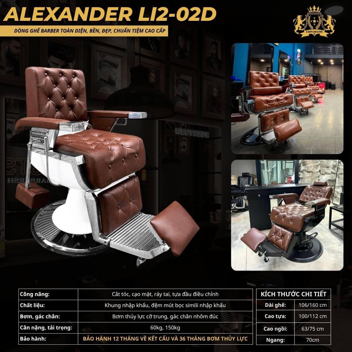 Ghế Barber Đẹp Và Chuyên Nghiệp Cho Barber Shop