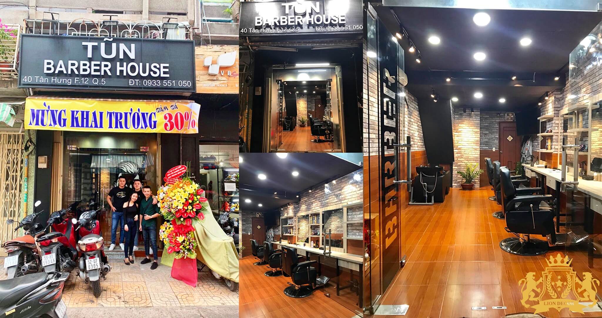 Feedback khách hàng về ghế barber thủy lực Lion Decor