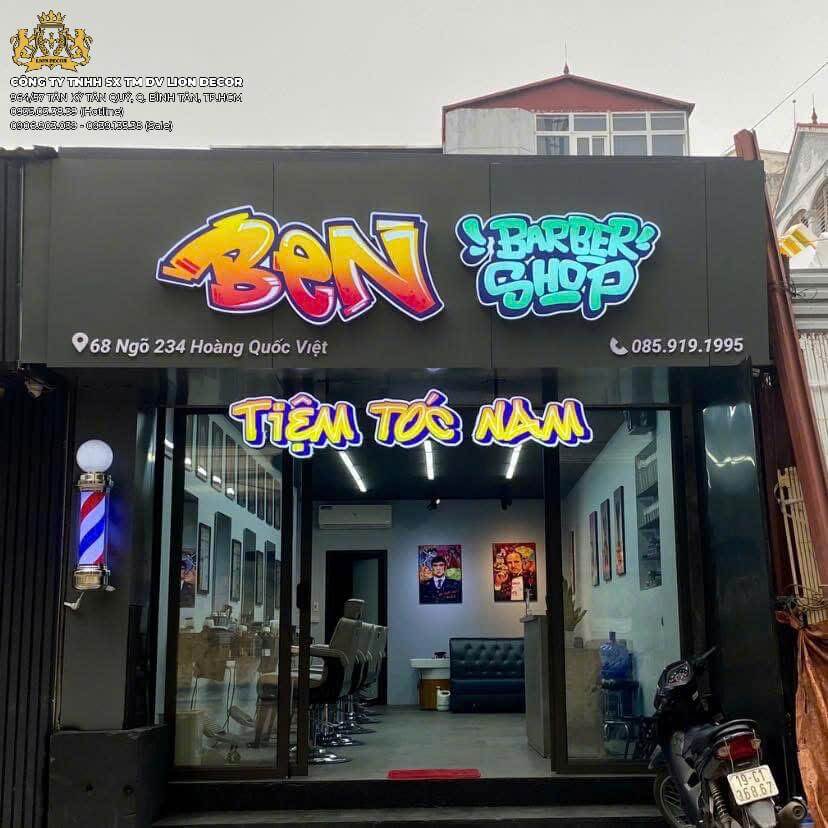 Thiết Kế Barber shop đơn giản mà hiệu quả