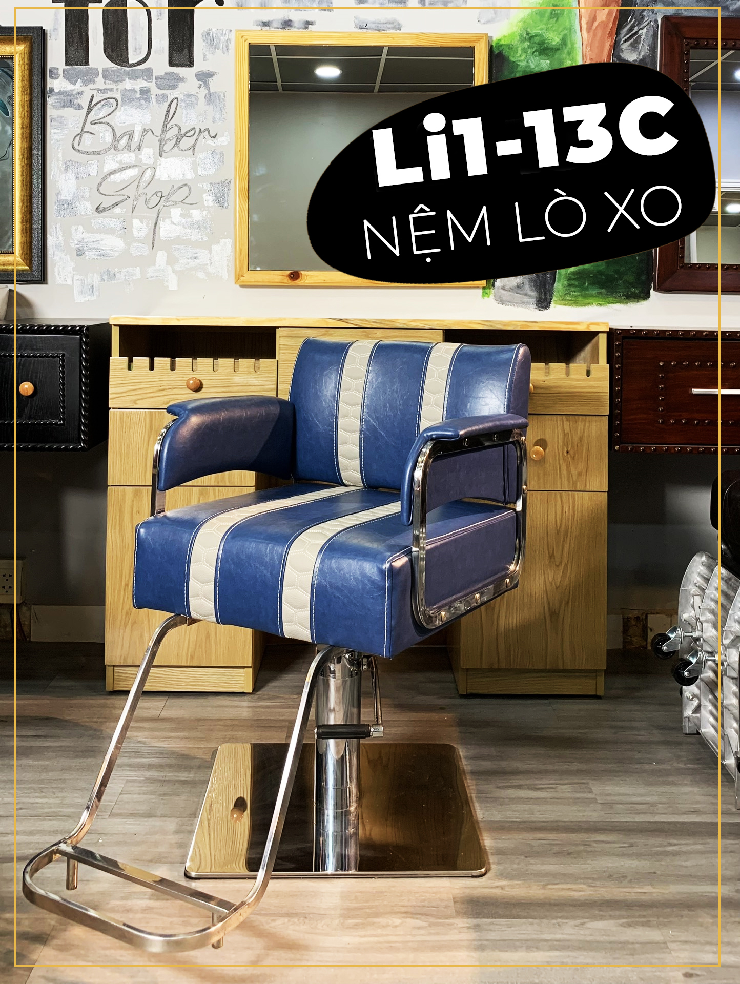 Lion Decor – Ghế Barber Cao Cấp | Ghế Cắt Tóc Nam – Nội Thất Barber Chuyên Nghiệp