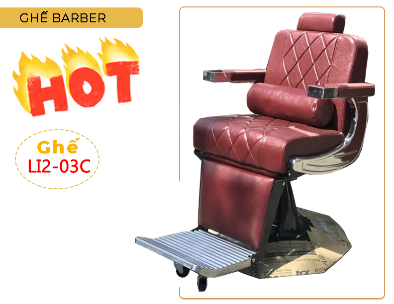 Lion Decor – Ghế Barber Cao Cấp | Ghế Cắt Tóc Nam – Nội Thất Barber Chuyên Nghiệp