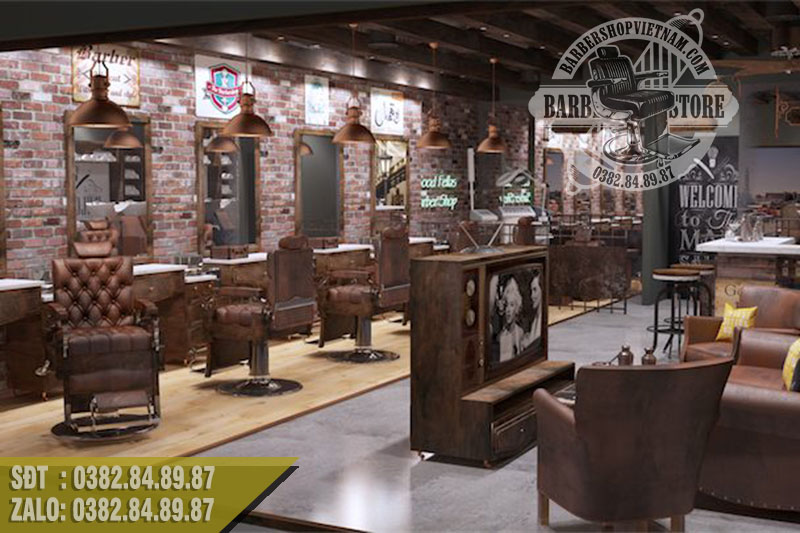 Lion Decor – Ghế Barber Cao Cấp | Ghế Cắt Tóc Nam – Nội Thất Barber Chuyên Nghiệp